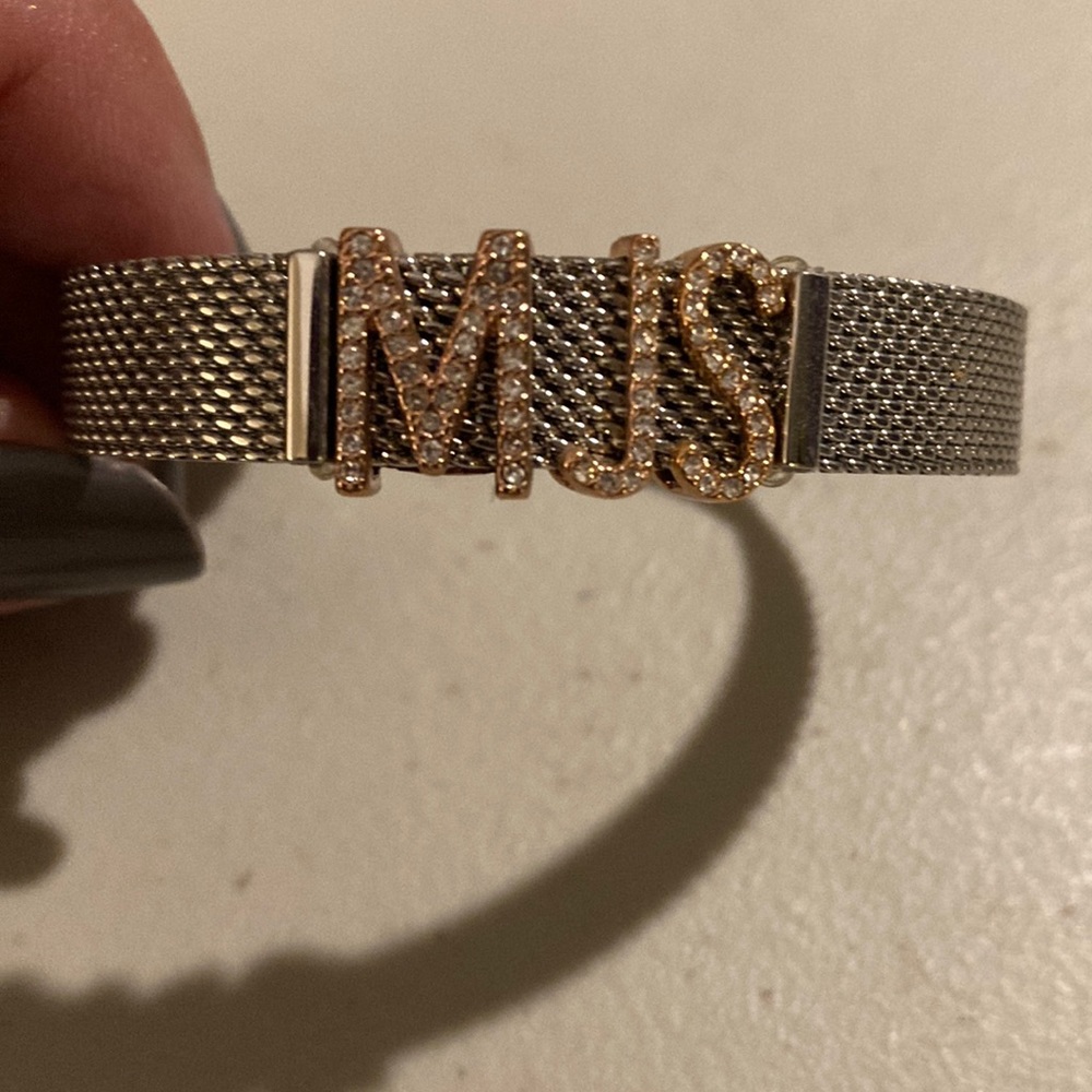 Keep Collective silver bracelet with letter charms